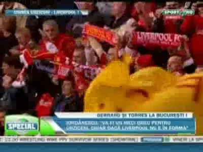 VIDEO Ce-l asteapta pe Dan Petrescu!! Vezi cum canta 45.000 de fani imnul lui Liverpool