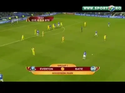 Golul cu care Borisov o BATE&nbsp;pe Everton: un sut de la 25 de metri care i-a ametit pe toti