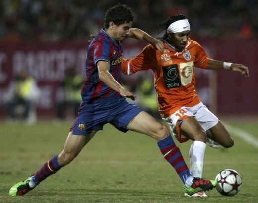 VIDEO Ilie Balaci, egal cu cea mai buna echipa din istorie! Al Kazma 1-1 Barcelona!_25