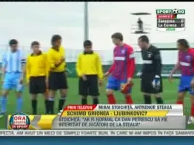 Ljubinkovic la Steaua? Stoichita:&nbsp; O sa ma consult cu Panduru