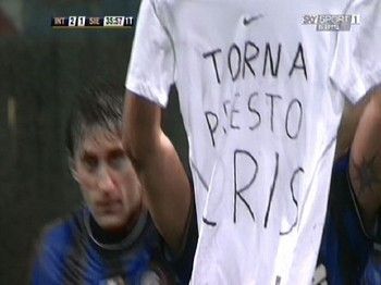 FOTO Sneijder a dat goluri pentru Chivu: