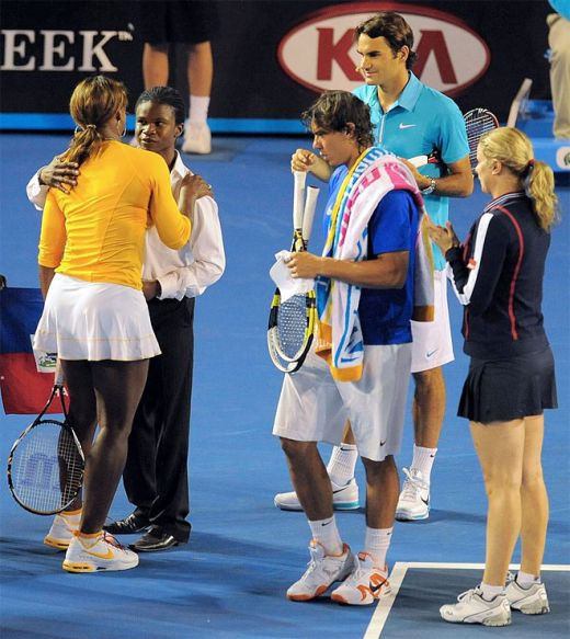 VIDEO! Super meci de tenis cu Federer, Nadal, Djokovic si Serena pentru victimele din Haiti_17