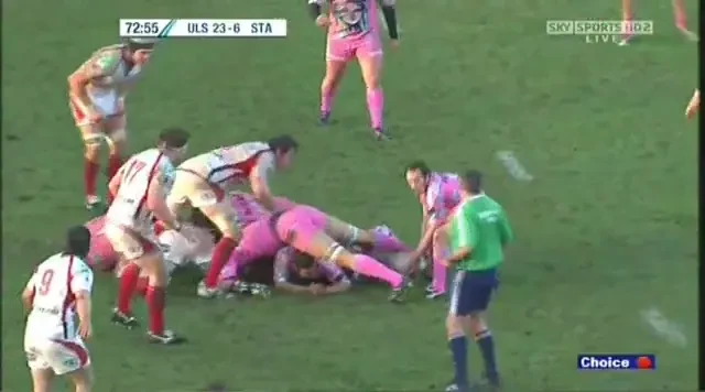 VIDEO Rugbyst suspendat 70 de saptamani din cauza unei FURCULITE!