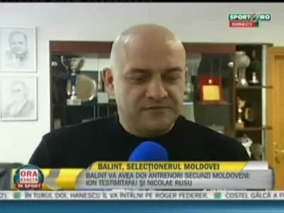 Obiectivul lui Balint la nationala Moldovei, stabilit dupa tragerea la sorti a Euro 2012!
