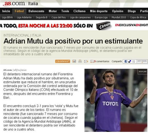 Mutu, cariera TERMINATA?! TheSun: 