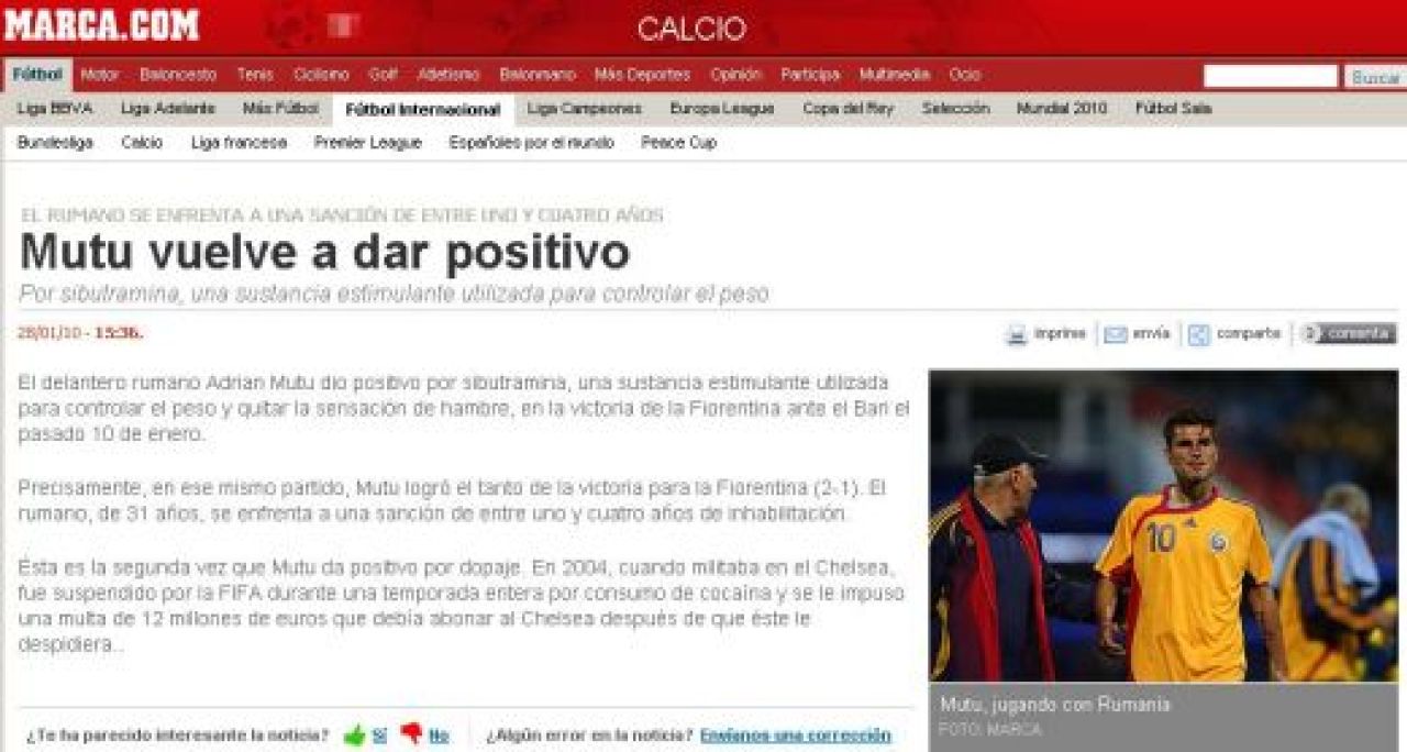Mutu, cariera TERMINATA?! TheSun: