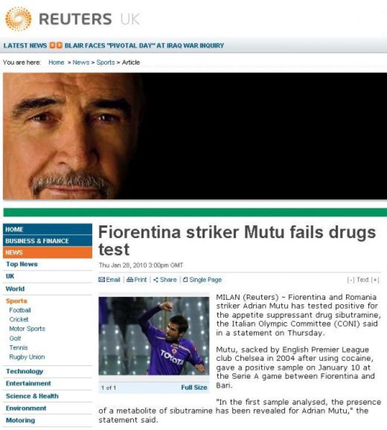 Mutu, cariera TERMINATA?! TheSun: