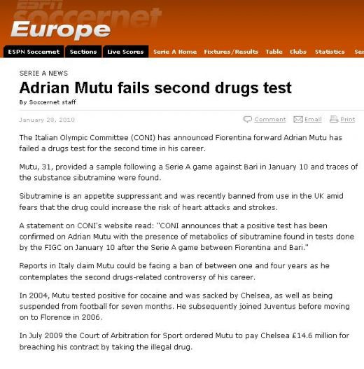 Mutu, cariera TERMINATA?! TheSun: 