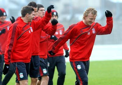 SUPER FOTO! Vezi cum s-a pregatit Liverpool pentru meciul cu Unirea!_2