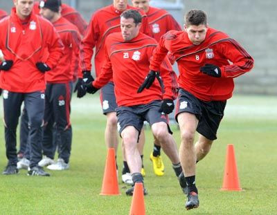 SUPER FOTO! Vezi cum s-a pregatit Liverpool pentru meciul cu Unirea!_4