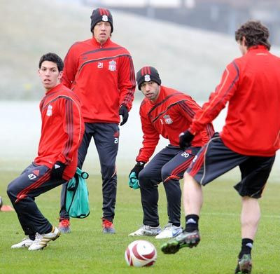 SUPER FOTO! Vezi cum s-a pregatit Liverpool pentru meciul cu Unirea!_5