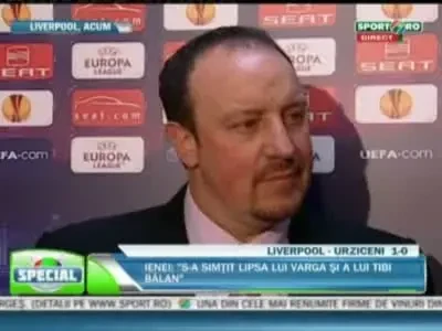 Benitez: Stiam ca avem un meci dificil, trebuie sa fim atenti in retur!