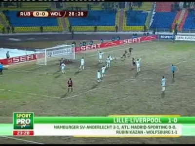 VEZI&nbsp;rezumat:&nbsp;Un egal cat o victorie: Rubin 1-1 Wolfsburg!