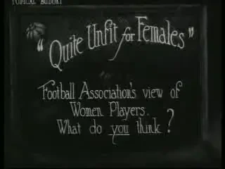 VIDEO FANTASTIC! Vezi cum jucau femeile fotbal in 1921!