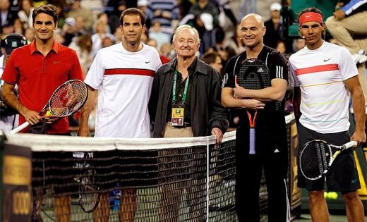 FOTO IMPRESIONANT! Indian Wells a inceput cu un meci pentru Haiti! Ce au facut Nadal si Federer_3