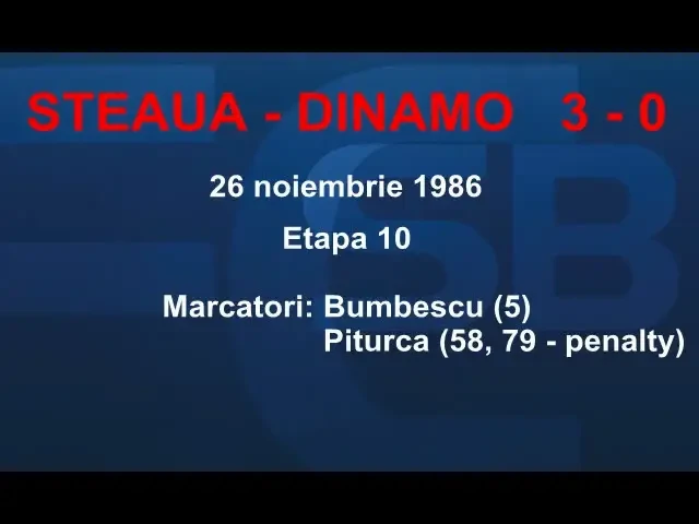 VIDEO: Un derby ISTORIC!&nbsp;Cele mai tari goluri ale Stelei inainte de 90!