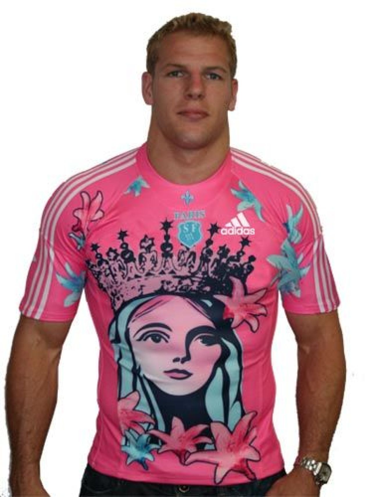 IMN gay, tricouri roz cu chip de femeie, chiloti roz si posete! Vezi campania de marketing a lui Stade Francais: FOTO_3