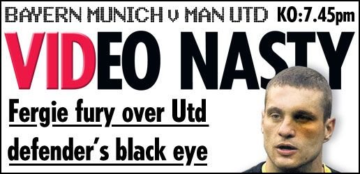 FOTO Probleme in aparare pentru United! Vidic, lovit dur cu Bolton!_2