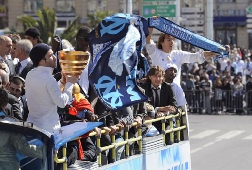 FOTO FABULOS! Marsilia in sarbatoare! Cum a sarbatorit OM castigarea Cupei Ligii!_25