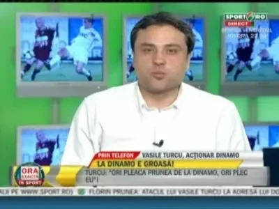 Turcu i-a cerut scuze lui&nbsp;Dolha in direct la Sport.ro! VIDEO