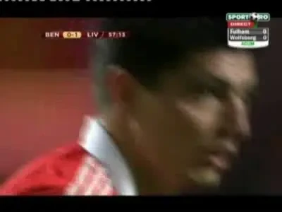 VIDEO! Din ce e facuta bara de a rezistat? Vezi o SUPER torpila a lui Cardozo de la Benfica!