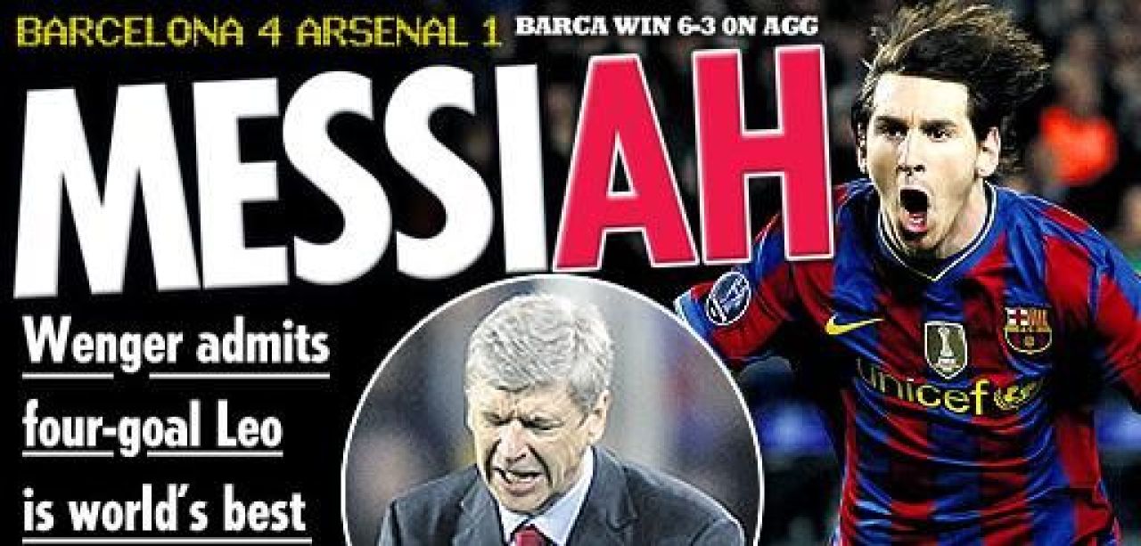 L-a egalat pe Van Basten! Messi, al 6-lea jucator din istorie care da 4 goluri intr-un meci de Liga_13