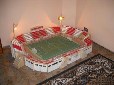 Super FOTO: Un fan a realizat o replica a stadionului Dinamo in propriul apartament :)_6