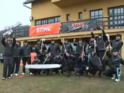 Concurentii&nbsp;de la&nbsp;Cluj pentru campionatul mondial de taiat lemne vor sa fie lideri ca CFR-ul!