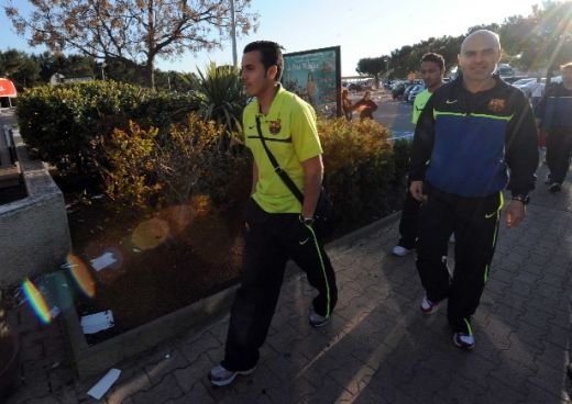 FOTO / Extraterestrii fara figuri!  Barcelona a plecat la Milano cu.. autocarul!_8