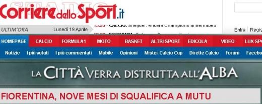 OFICIAL! Mutu, suspendat 9 LUNI: 