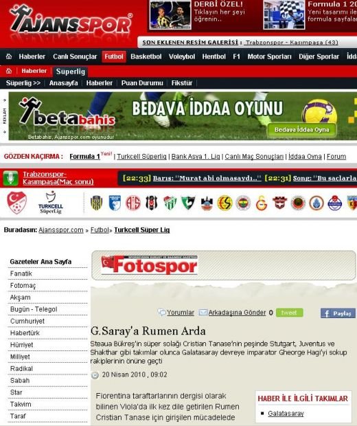 Cine se lupta pe Tanase: Fiorentina, Galata, Juventus, Stuttgart si Sahtior! Cum il lauda Hagi in Turcia!_3