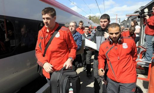VIDEO Trenul vietii, Liverpool condusa de fani la gara! Vezi traseul halucinant al englezilor!_9