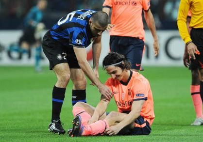 Chivu si Inter, aproape de finala! Inter 3-1 Barcelona! Vezi golurile 3D!_11