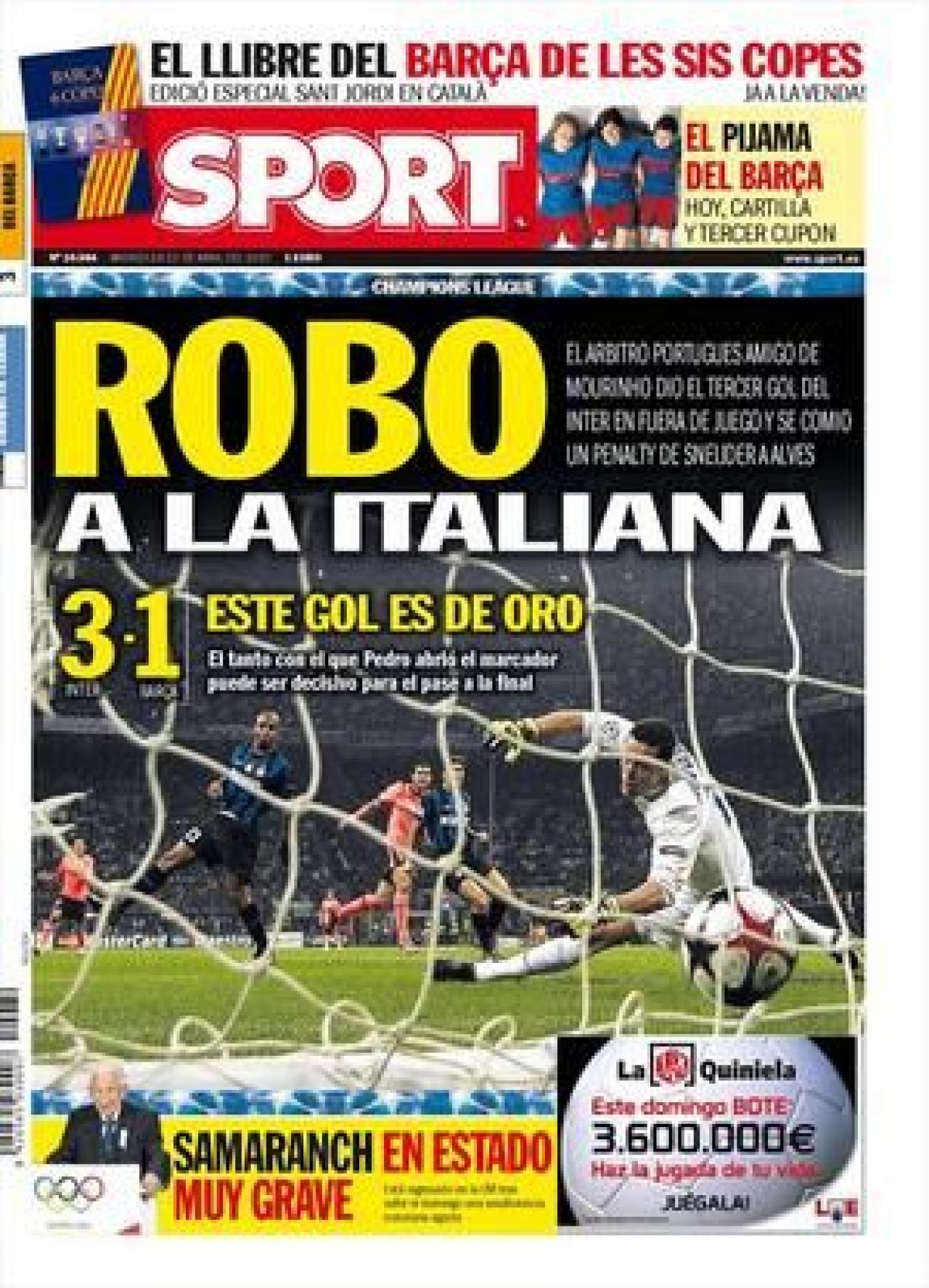 Italienii fac misto de Barca: