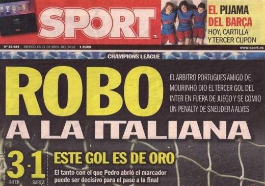 Italienii fac misto de Barca: 