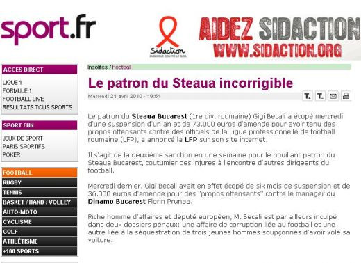 Cum a ajuns Becali cunoscut in Europa dupa suspendarea de un an: 