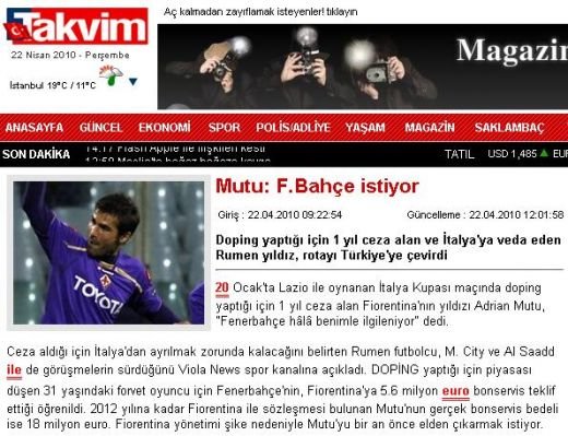 Mutu la Fenerbahce sau Galata? Turcii garanteaza ca-i platesc si datoria catre Chelsea!_2