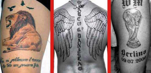 SUPER FOTO: Matrix Materazzi nu stie cate tatuaje are: vrea un loc pentru trofeul Champions League!_2