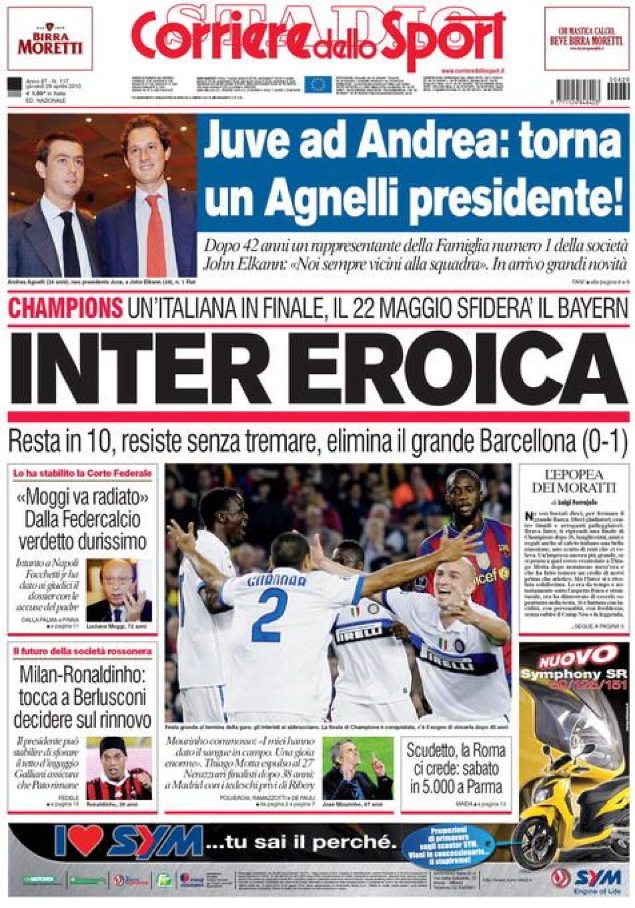 'Magicianul Mourinho si leii sai au dat o PALMA Barcelonei!' Vezi cum se bucura Italia!_3