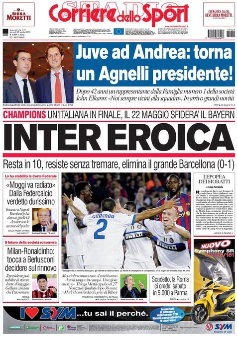 'Magicianul Mourinho si leii sai au dat o PALMA Barcelonei!' Vezi cum se bucura Italia!_3