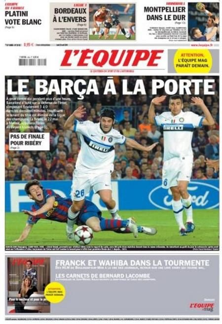 Chivu primul ROMAN care a tinut prima pagina L'Equipe si Gazzetta dello Sport!_2