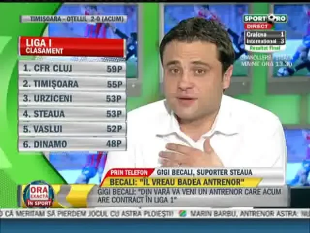 Stoichita, out! Becali l-a chemat din iarna pe Piti: Nu vin Gigi, vrei sa ma fac de ras cu echipa asta?