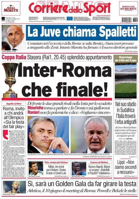 Chivu a castigat Cupa Italiei!! AS Roma 0-1 Inter, in finala!_2
