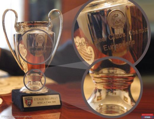 Suporterii il acuza pe Becali ca a vandut Cupa Campionilor din muzeu!_3