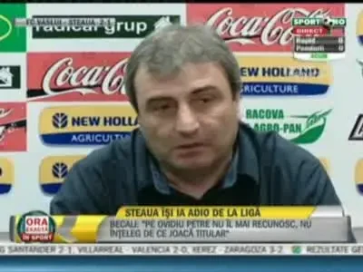 Steaua iese matematic din lupta pentru titlu! "E vina mea ca nu dam gol din 6 metri!"