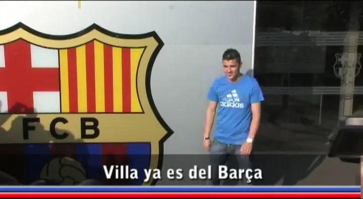 David Villa s-a pozat oficial la Barcelona: Sa se pregateasca Mourinho!