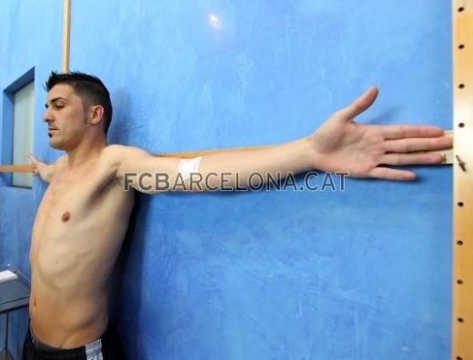 VIDEO Nebunie pe Camp Nou! 25.000 de oameni au venit sa-l vada pe David Villa!_8
