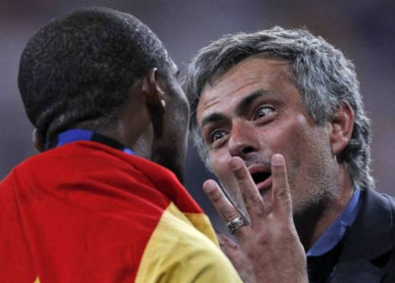 SUPER FOTO / Mourinho a plans ca un copil dupa ce a castigat Liga: