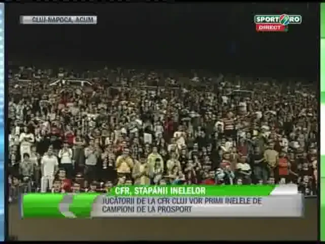 VIDEO! Mesajul anului: A inceput hegemonia CFR-uluil! Vezi showul de la primirea inelelor de campioni