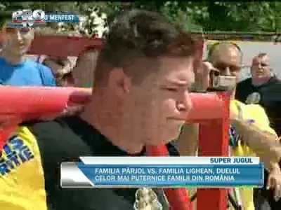 Micul Parjol a fost MARE la carat greutati! Este cel mai puternic din tara: